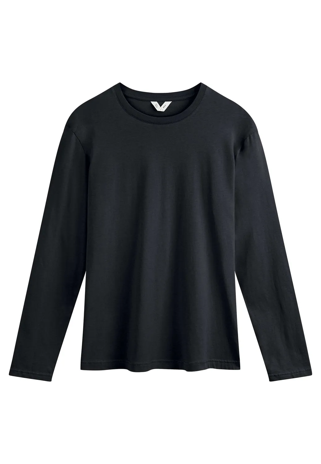 MELA JERIN Langarmshirt schwarz Gr. M Bio-Baumwolle