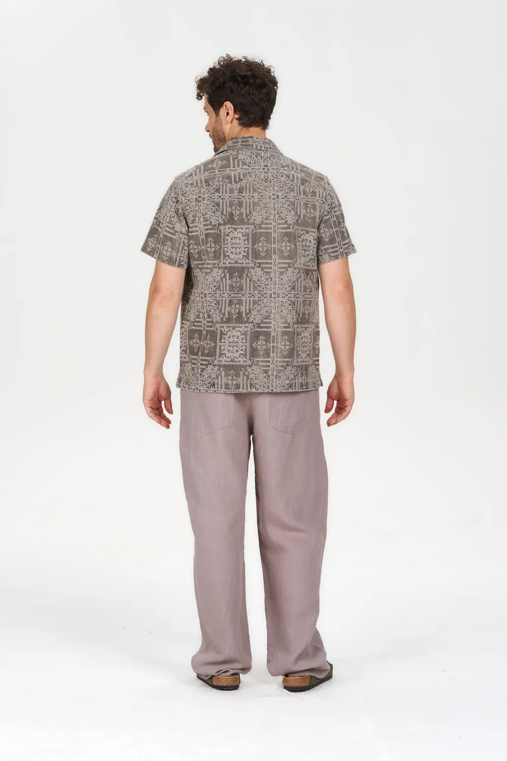 KOMODO SPINDRIFT Hemd Mushroom Leinen
