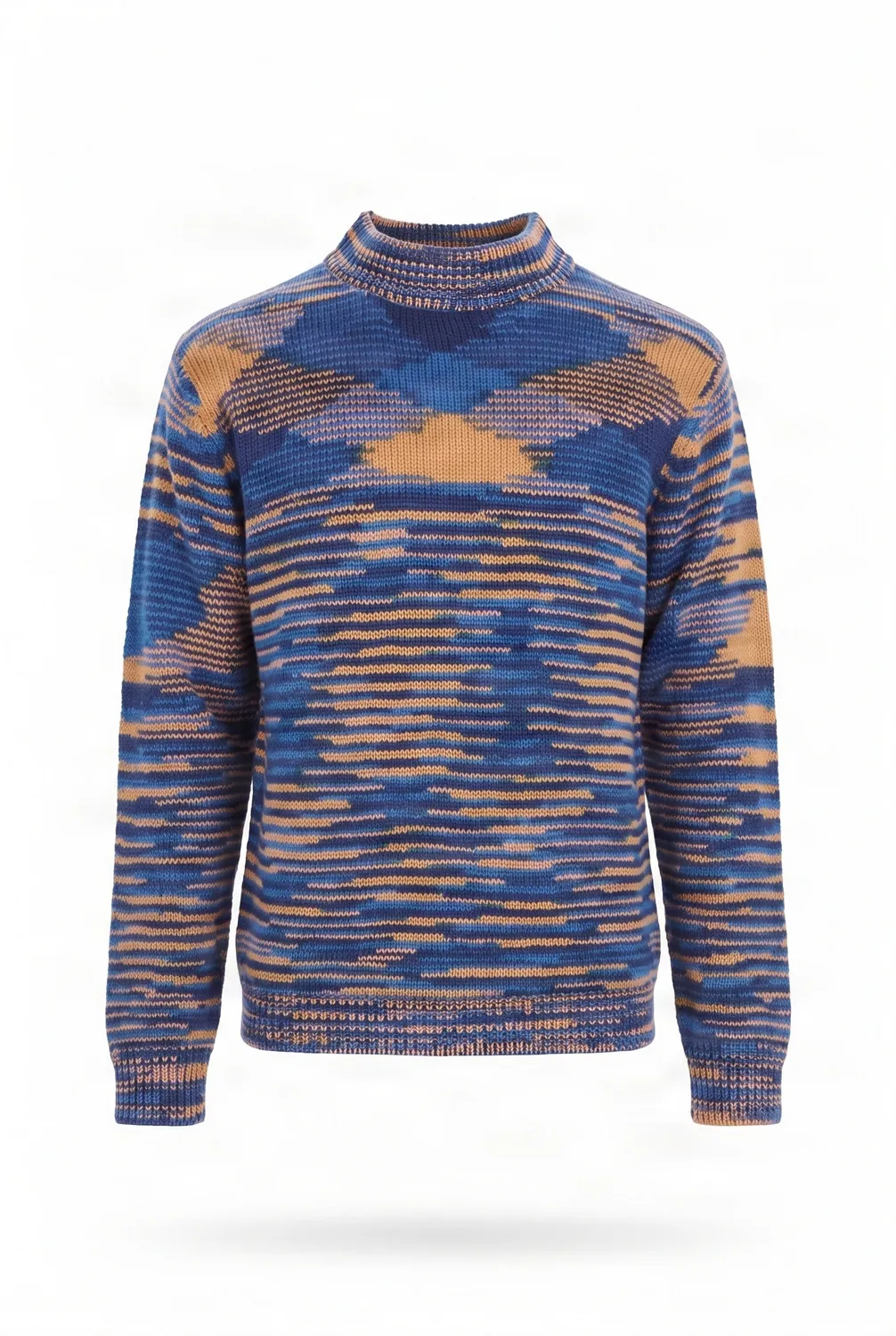 KOMODO TERUMA Pullover Cobalt Handstrick Herren