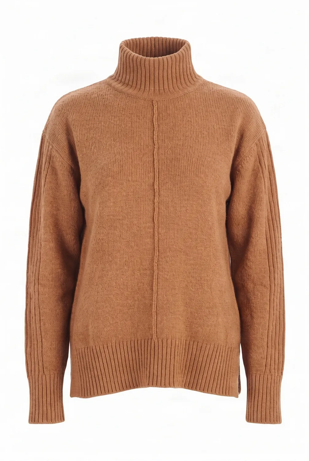 Komodo Eliza Merinopullover Camel 100% Wolle Locker