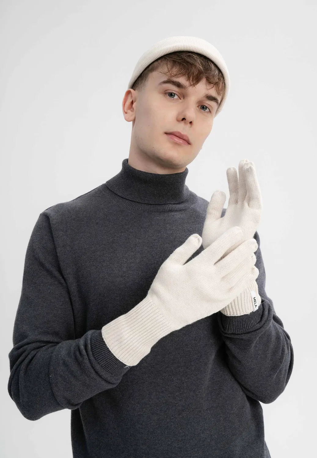 MELA LESH + RISHI Set Mütze und Handschuhe Bio-Baumwolle