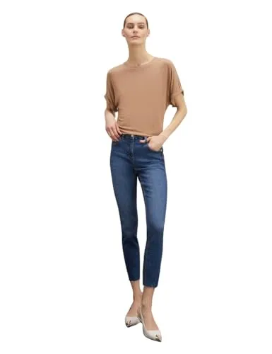 Motivi Oversize T-Shirt mit Lurex-Ausschnitt