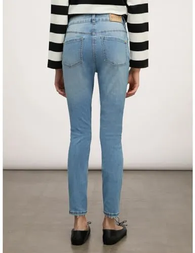 Motivi Gisele Skinny-Jeans hellblau hohe Taille