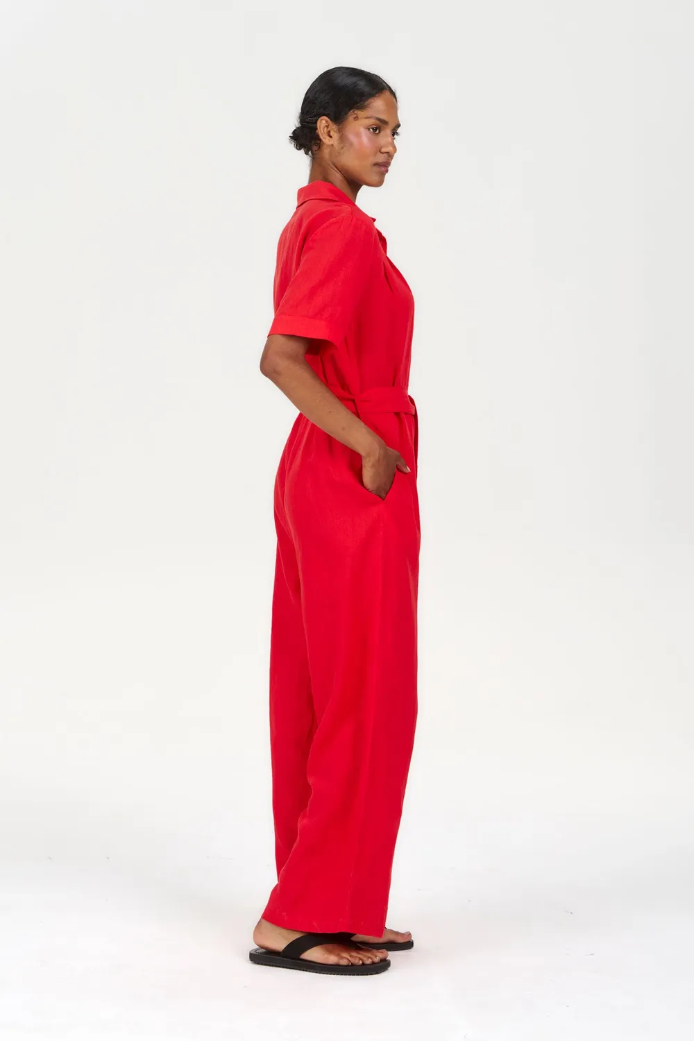 KOMODO AMARIE Jumpsuit Coral Tencel Damen Gr.38
