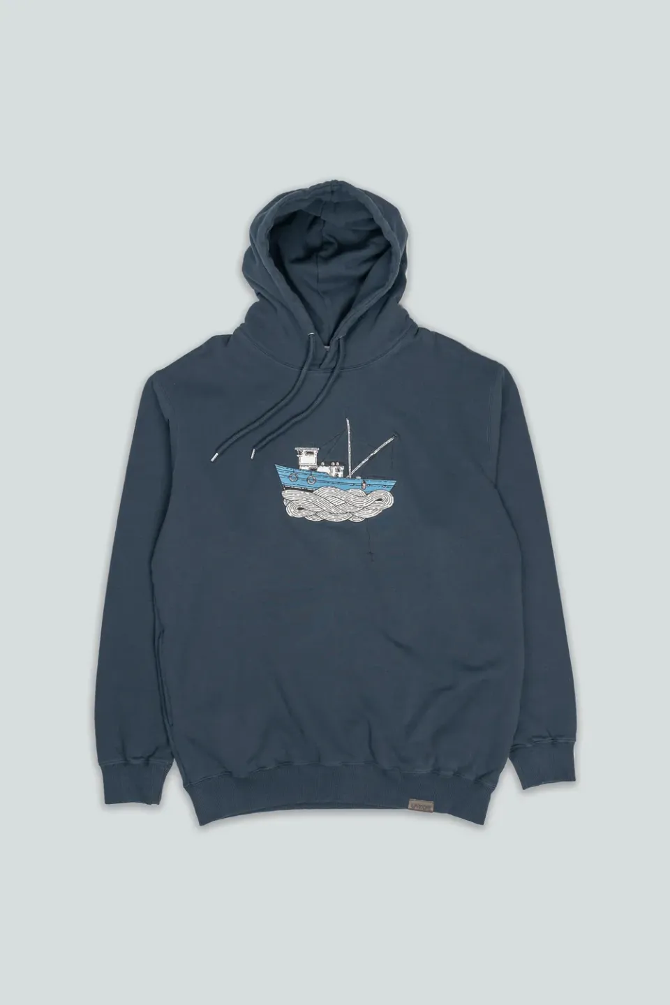 LAKOR Fishing Vessel Hoodie Blueberry Bio-Baumwolle