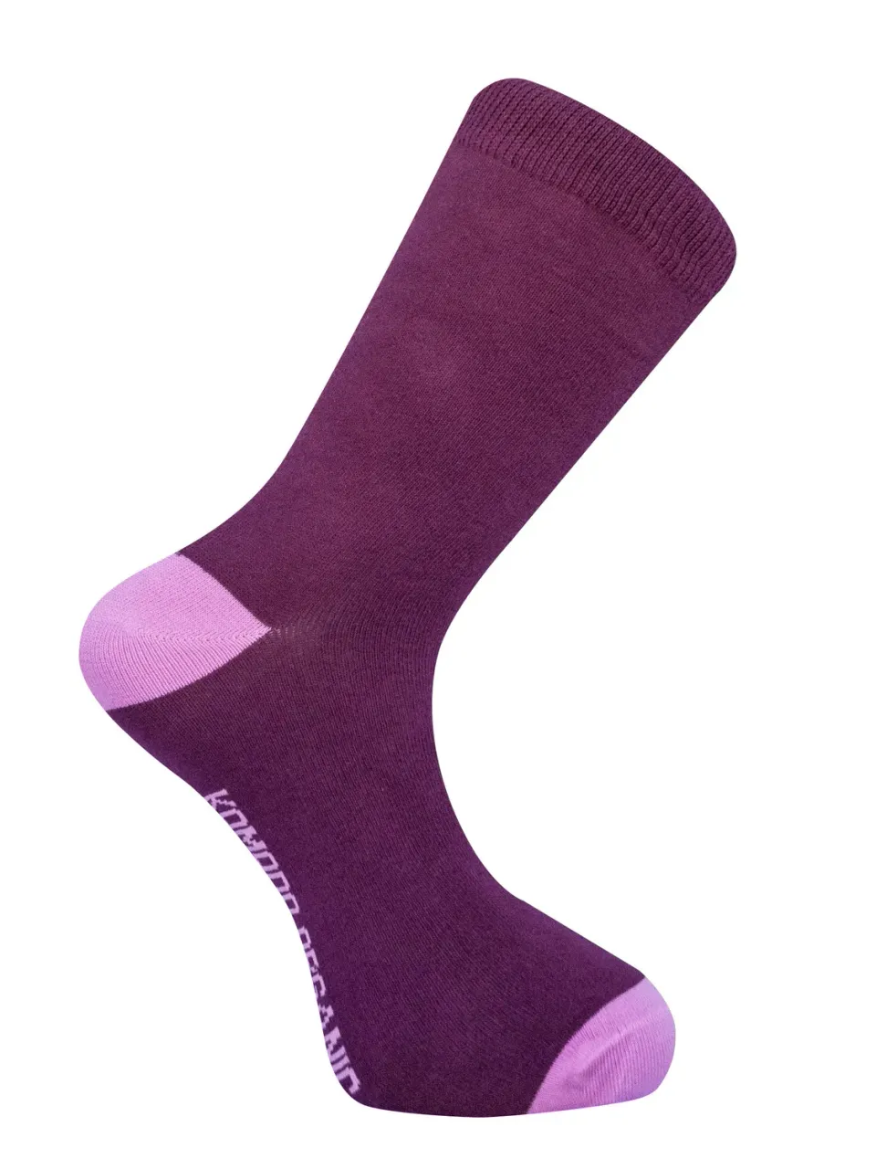 Komodo Punchy Socken Plum Bio-Baumwolle GOTS