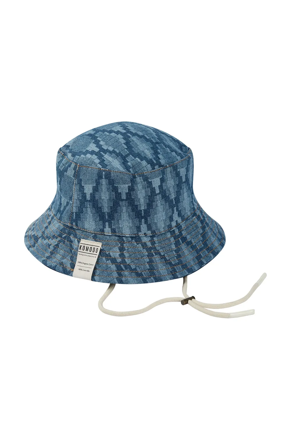 Komodo Petal Fischerhut Bio-Denim wendbar