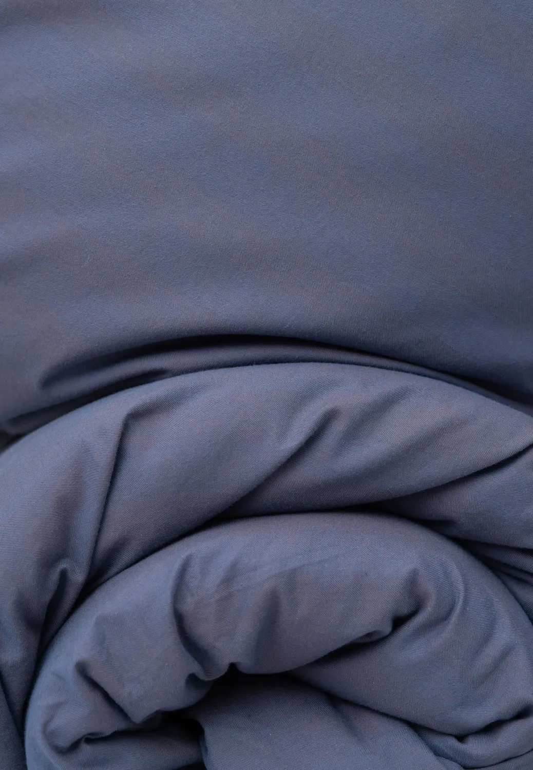 MELA HIMANSHU Flanell-Bettwäsche blau herringbone 135x200
