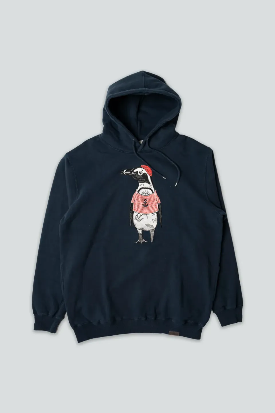 LAKOR African Penguin Hoodie Blueberry Bio