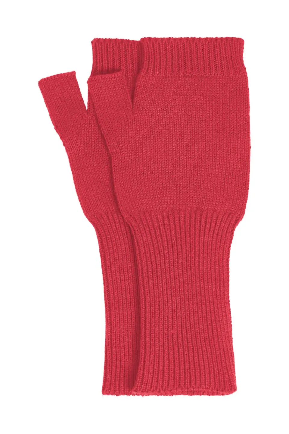 KOMODO JAS Handschuhe Rot Bio-Baumwolle fingerlos