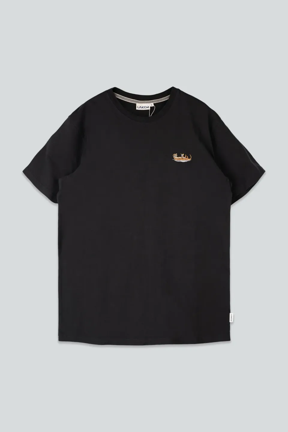 LAKOR Mini An Otter Vacation T-Shirt Moonless Night Bio-Baumwolle