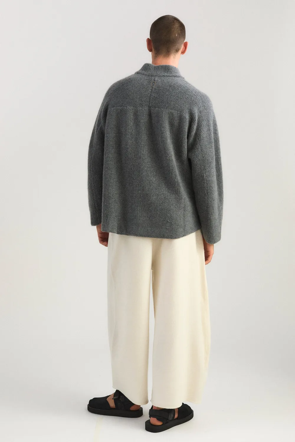 Oyuna Maxi Hose Ivory aus Kaschmir