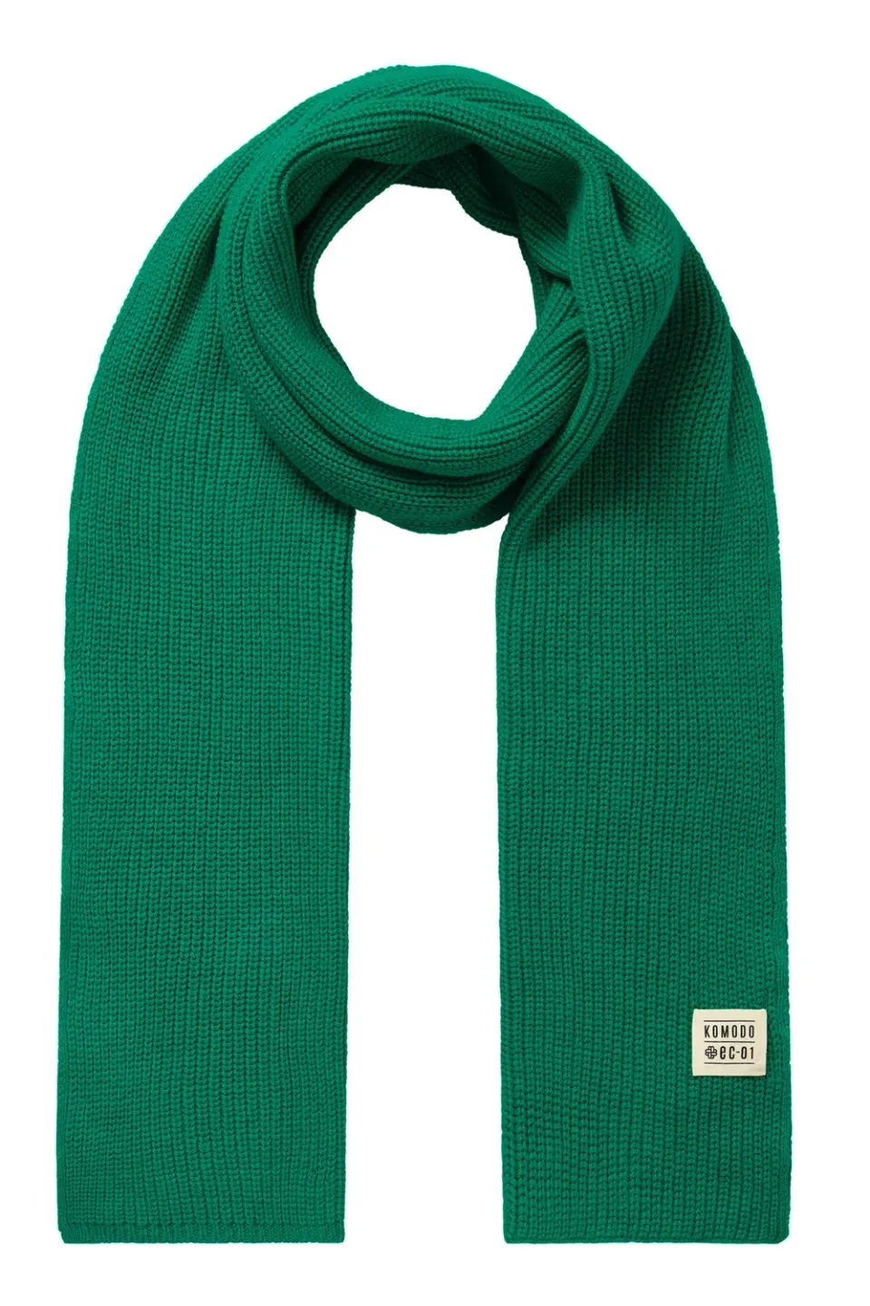 Komodo London Schal Bright Green Bio-Baumwolle