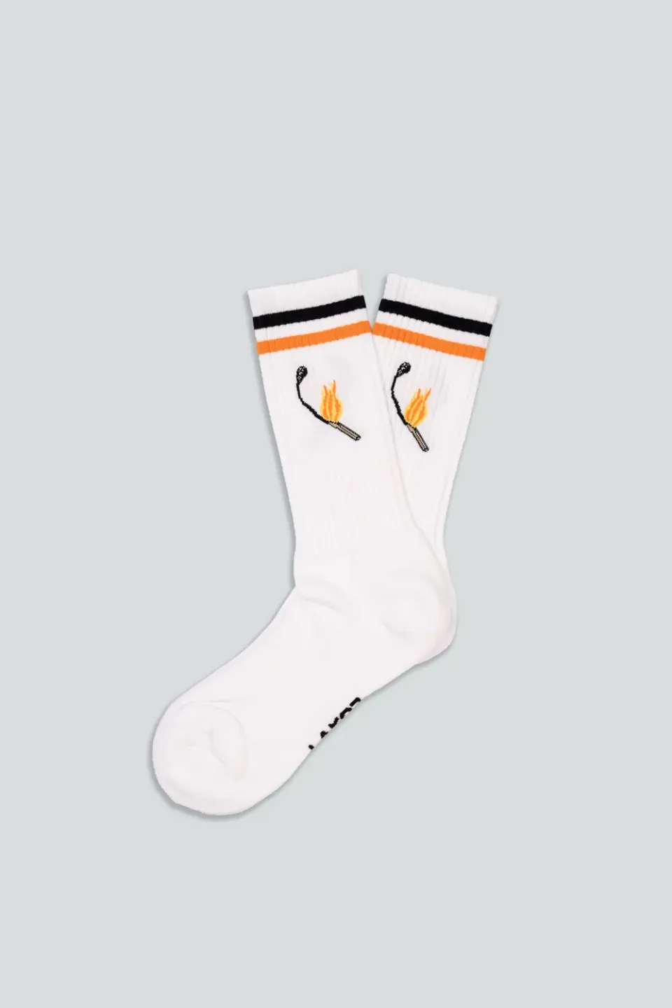 LAKOR Save a Sailor Socken Weiß Bio-Baumwolle