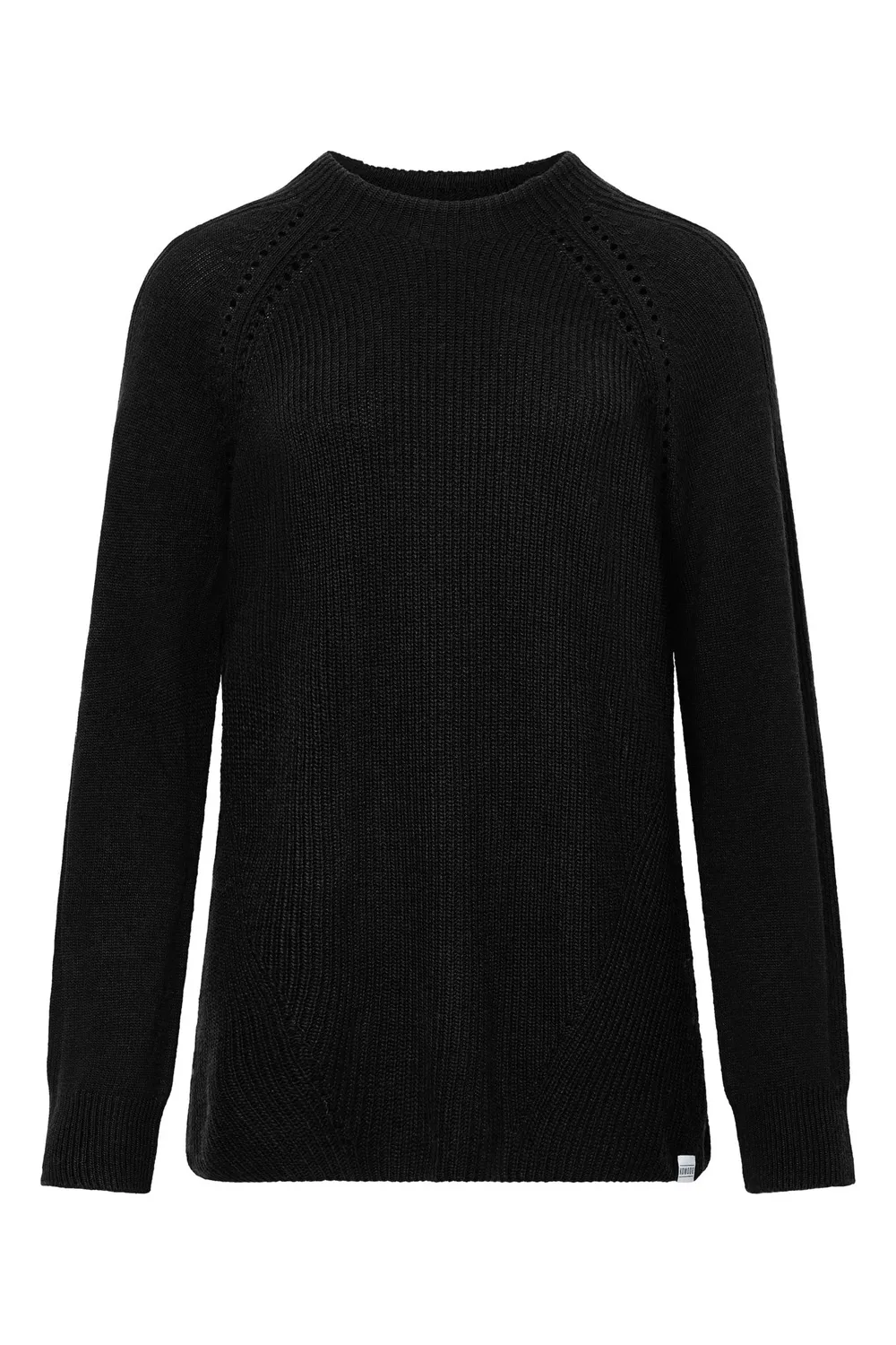Komodo Atlanta Pullover Schwarz Wollmix