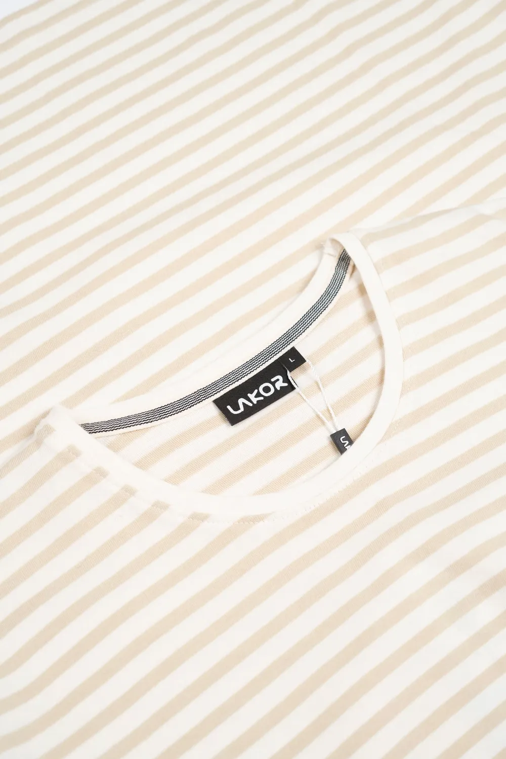 LAKOR Ahoy Mini Forest Camper T-Shirt Oatmeal Melange