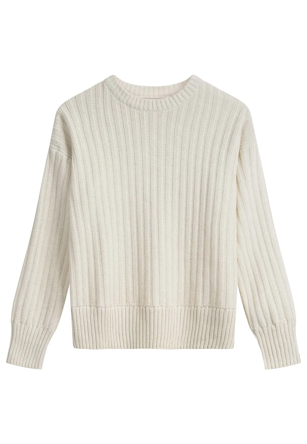 MELA ISHANI Strickpullover schwarz Bio-Baumwolle