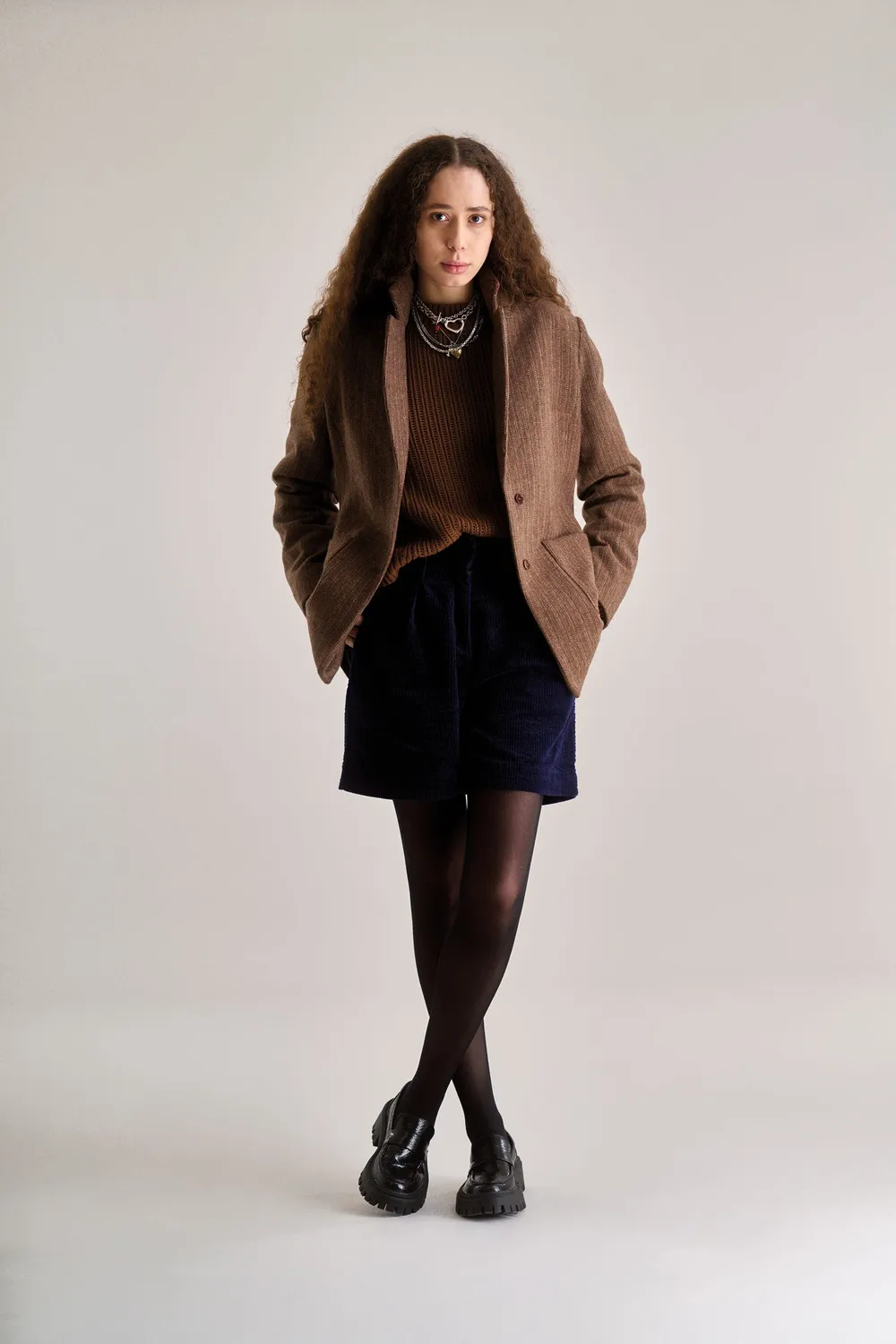 Komodo Ophelia Blazer Biscuit Wollmix Oversize