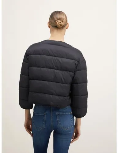 Motivi wattierte Bomberjacke mit Gürtel Polyamid