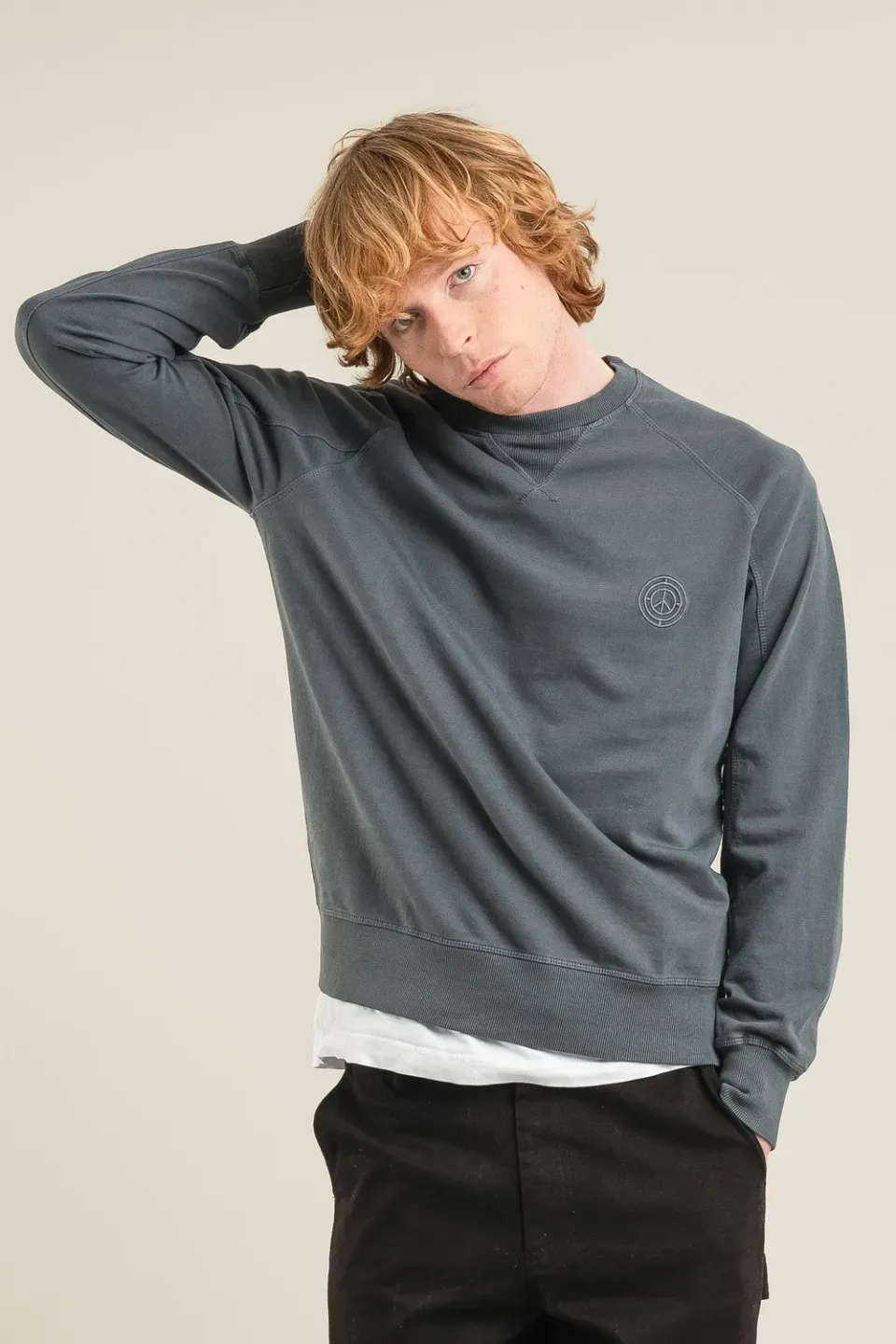 Komodo Anton Sweatshirt Herren Schwarz Bio-Baumwolle