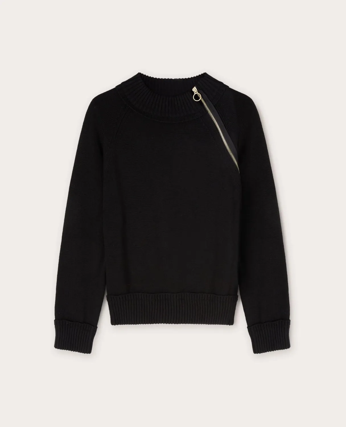 Motivi Pullover hoher Kragen Reissverschluss