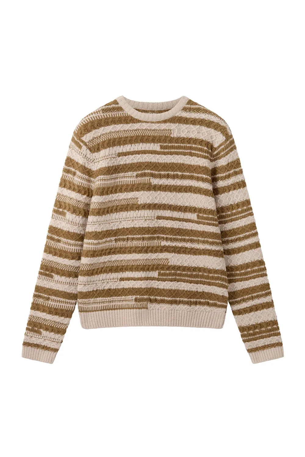 Komodo Leo Pullover Sand-Chestnut Lambswool