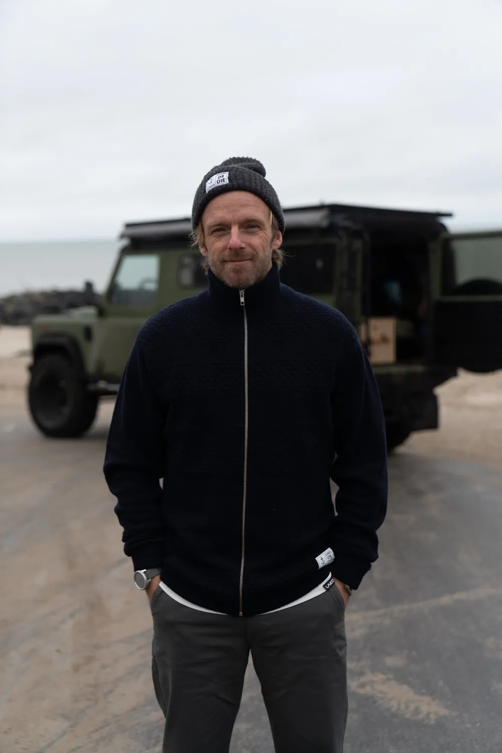 LAKOR Haddock Strickpullover True Navy Wolle