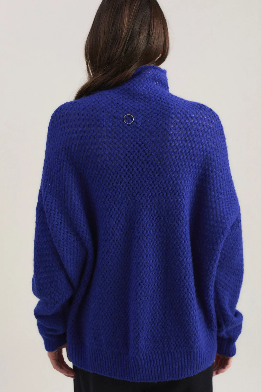 Oyuna Runa Pullover Cobalt Rollkragen