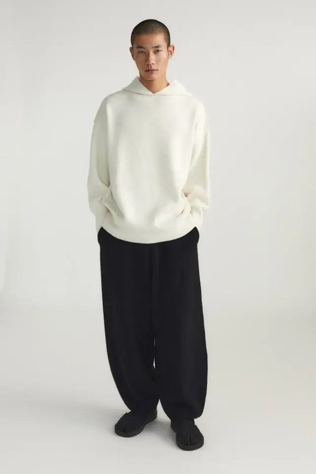 Oyuna Seku Hoodie Ivory reversibel Kaschmir