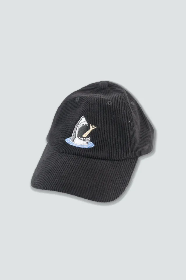 LAKOR Shark Shaka Cap Schwarz Recycling-Polyester