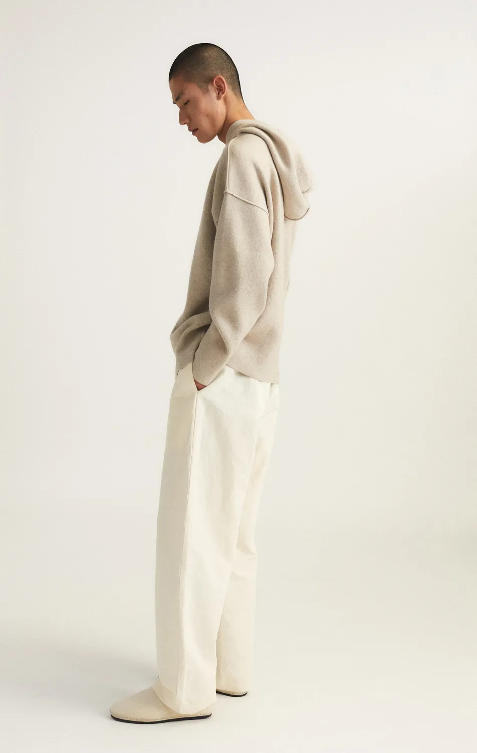 Oyuna Seku Hoodie Feather Kaschmir-Hoodie wendbar