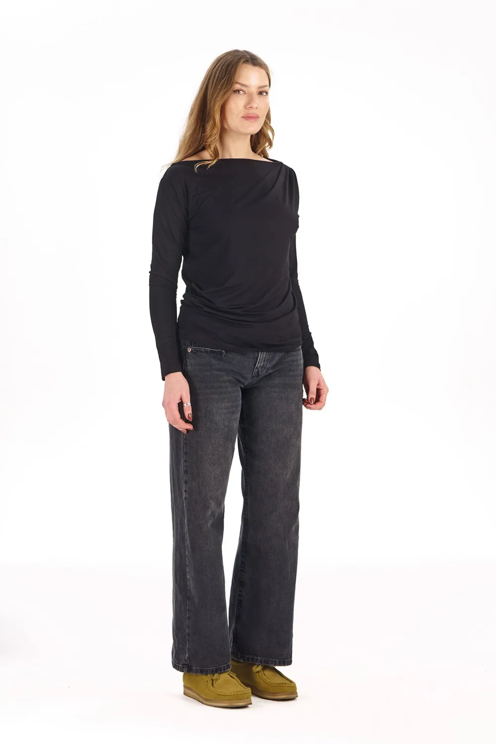 Komodo Eternal Top Schwarz aus Modal Jersey