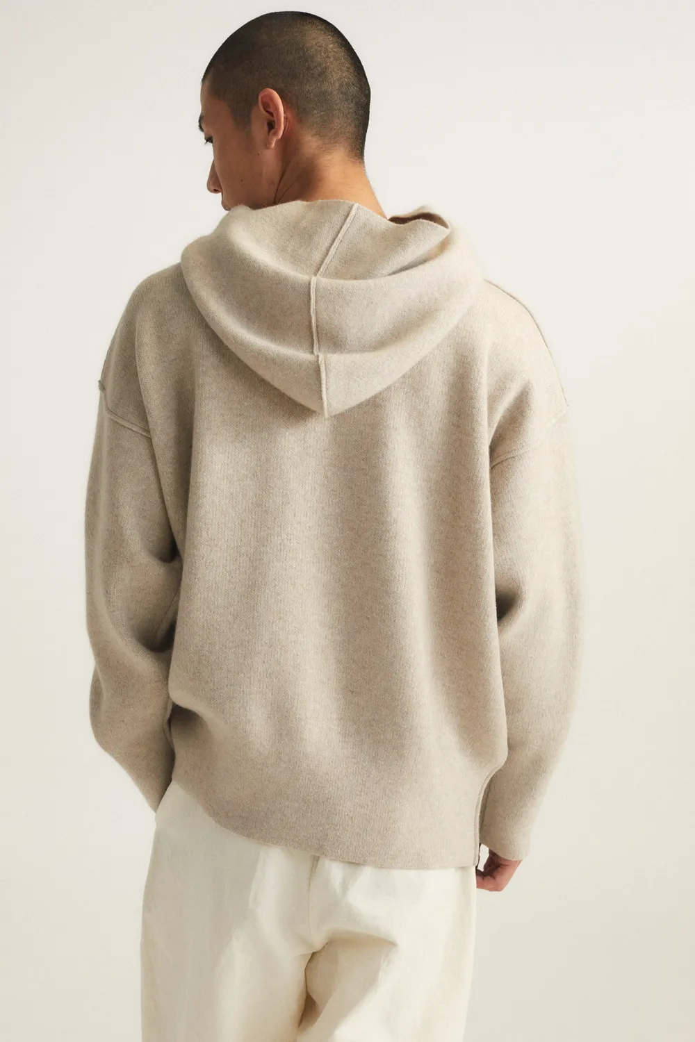 Oyuna Seku Hoodie Feather Kaschmir-Hoodie wendbar