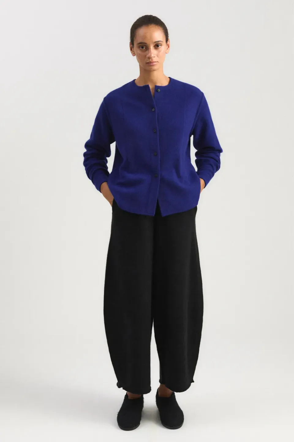 Oyuna Imura Shirt Hemd Ink Cashmere Smoking-Stil