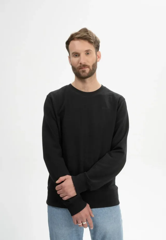 MELA Adil Sweatshirt grau-melange aus Fairtrade-Bio-Baumwolle