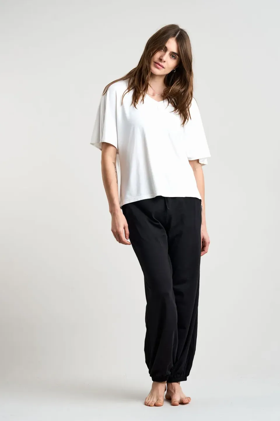 KOMODO TERESA Jogginghose Schwarz Bio-Baumwolle
