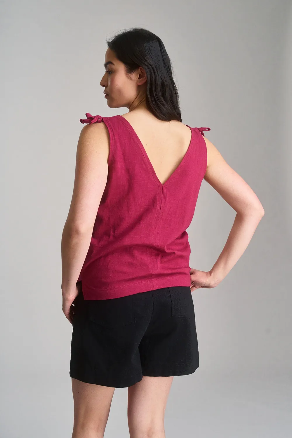 Komodo Celia Top Berry aus Bio-Baumwolle 190gsm