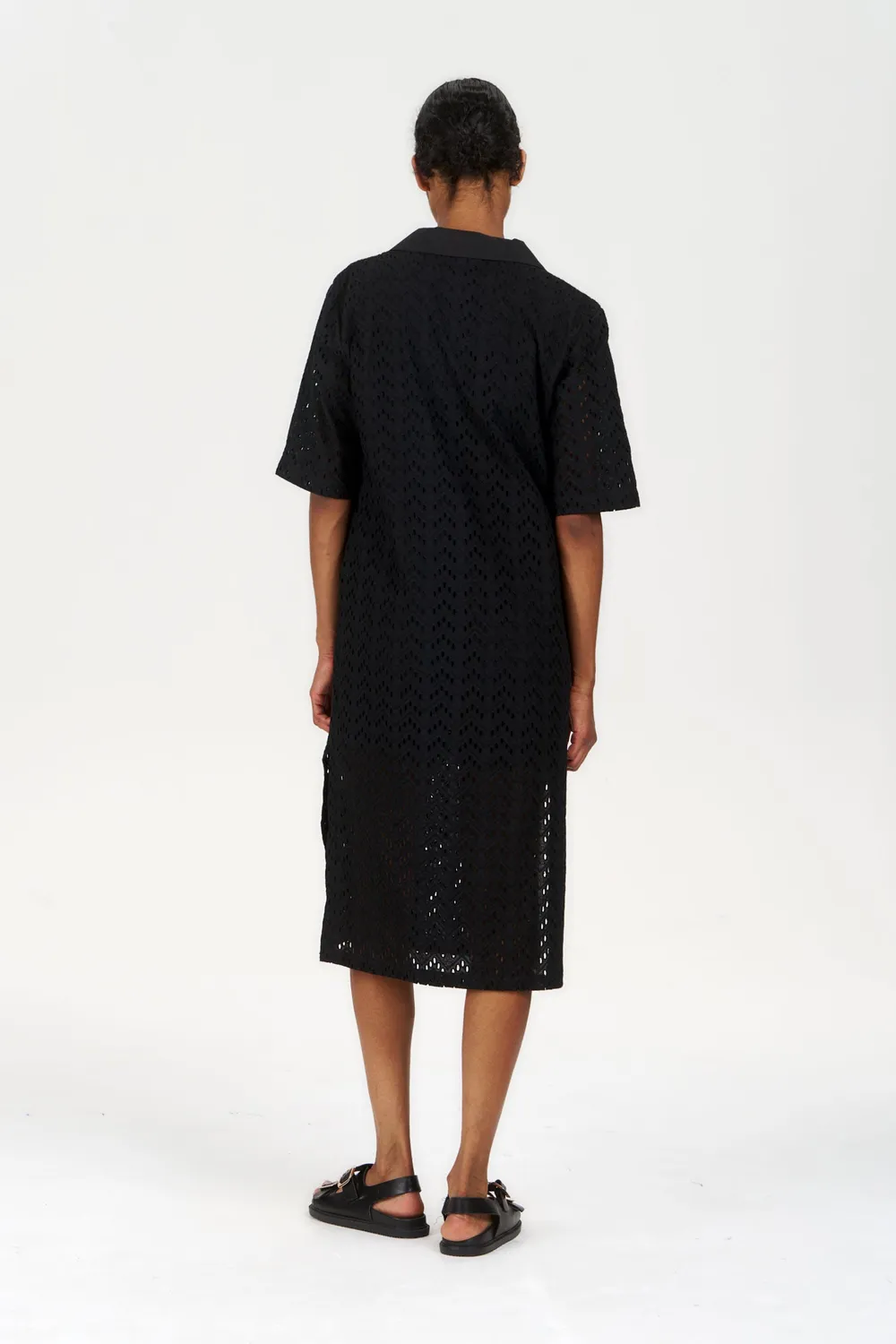 Komodo Delilah Kleid Schwarz Bio-Baumwolle