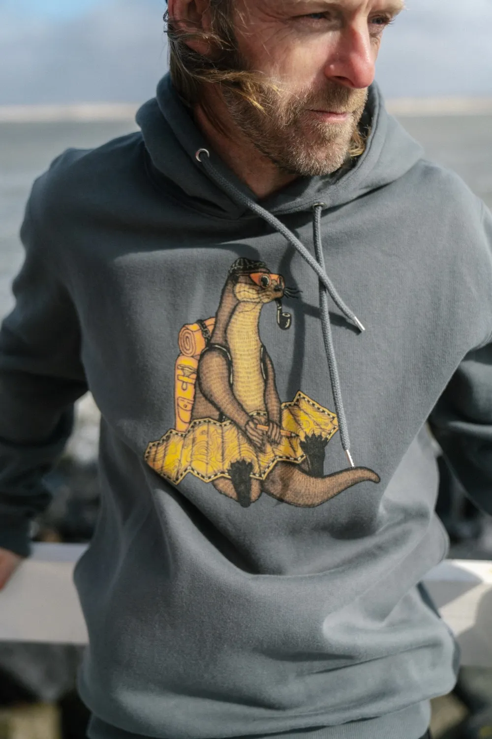 LAKOR The Otter Way Hoodie Urban Chic Bio-Baumwolle