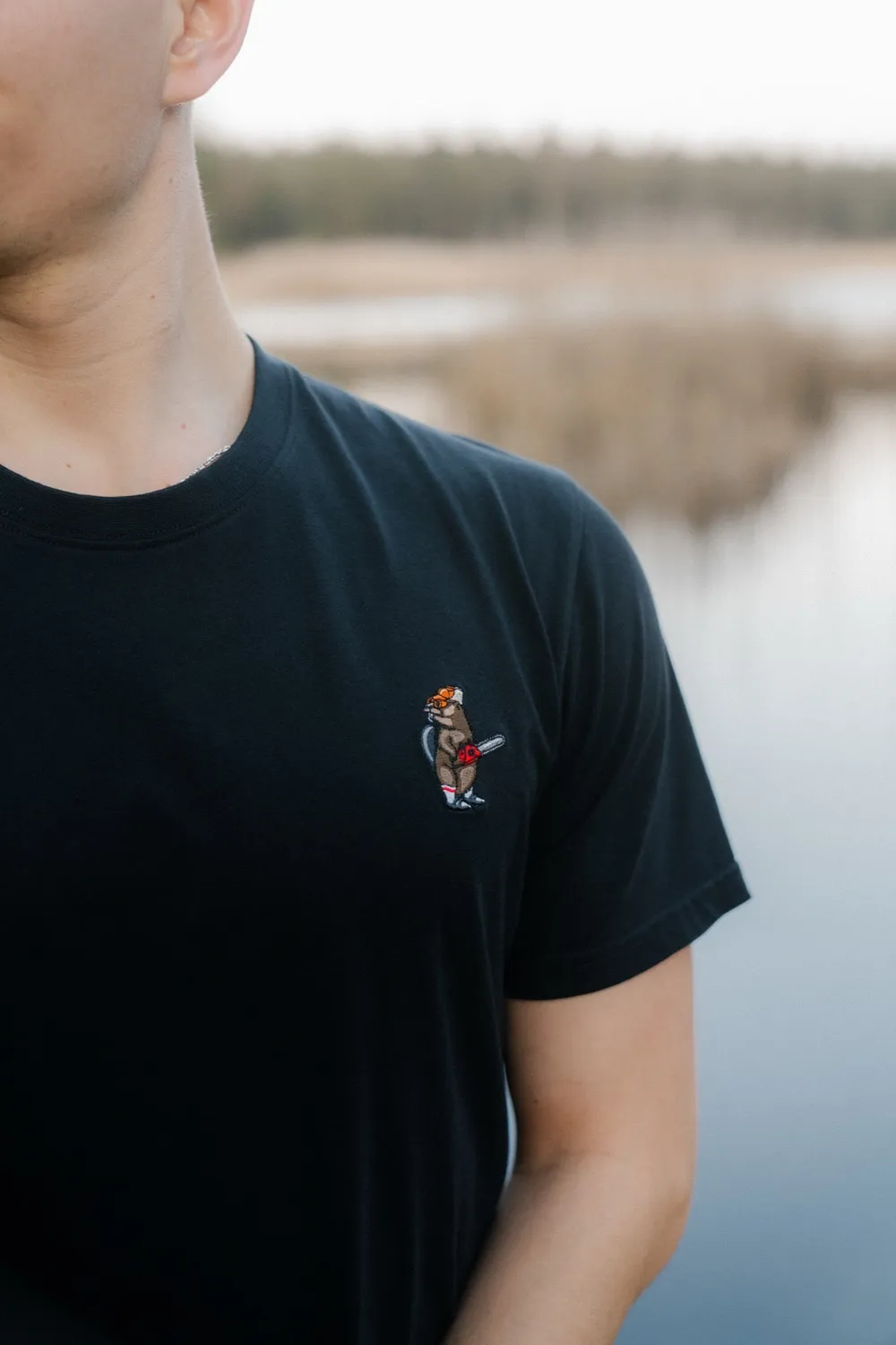 LAKOR Mini Lazy Lumber T-Shirt Moonless Night Bio