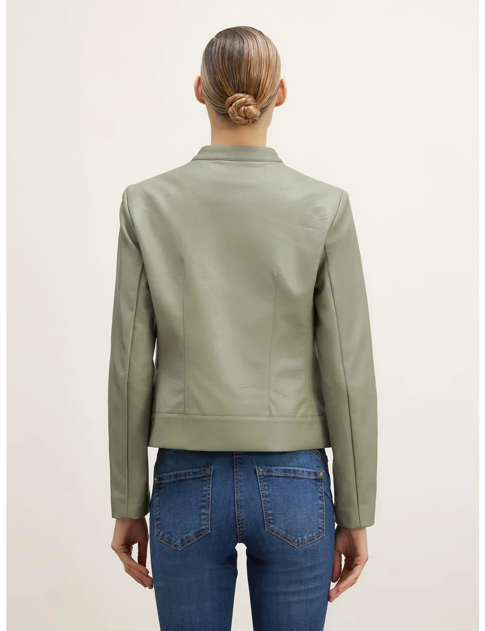 Motivi Blousonjacke beschichtet Jacke Metallreißverschluss