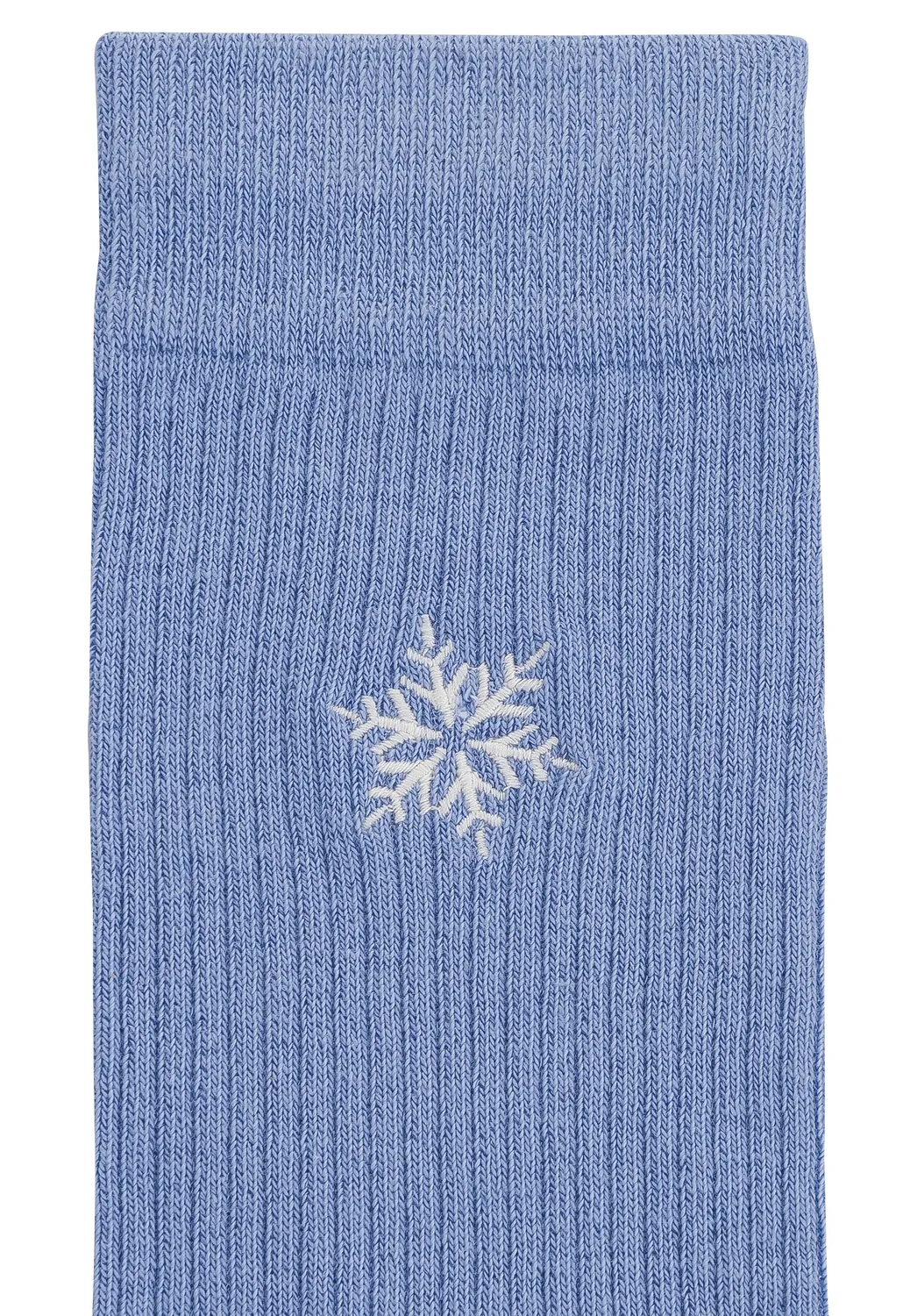 MELA Stickerei Socken forgetmenot stars 35-38 Baumwolle
