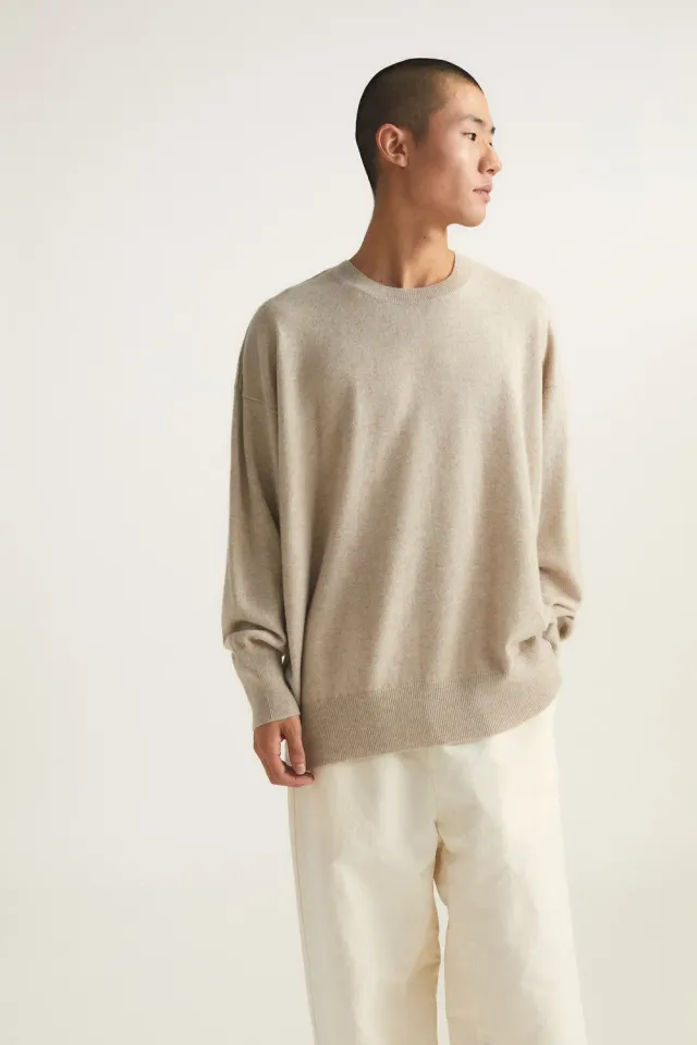 Oyuna Borte Pullover Feather Oversize Kaschmir