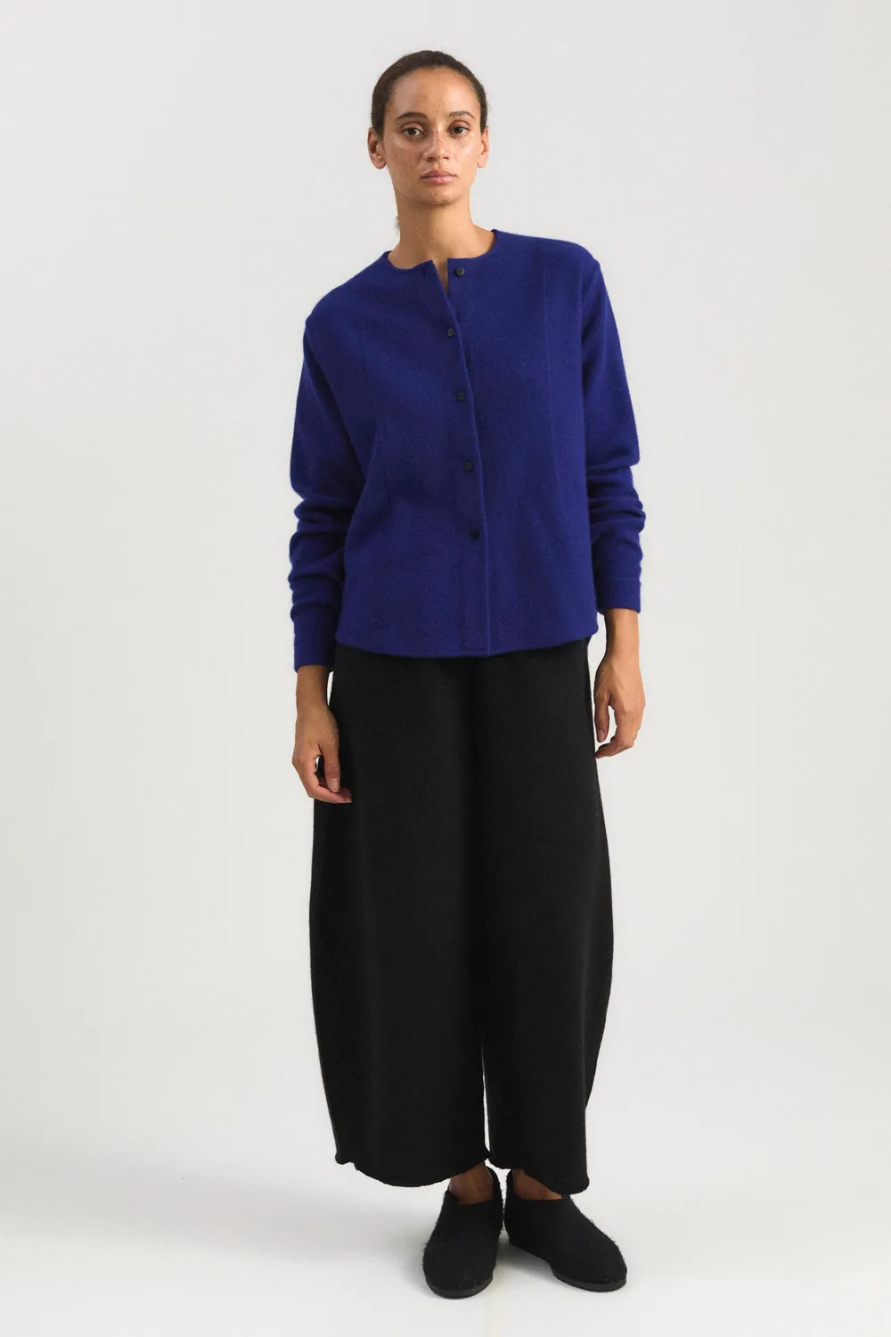 Oyuna Imura Shirt Hemd Ink Cashmere Smoking-Stil