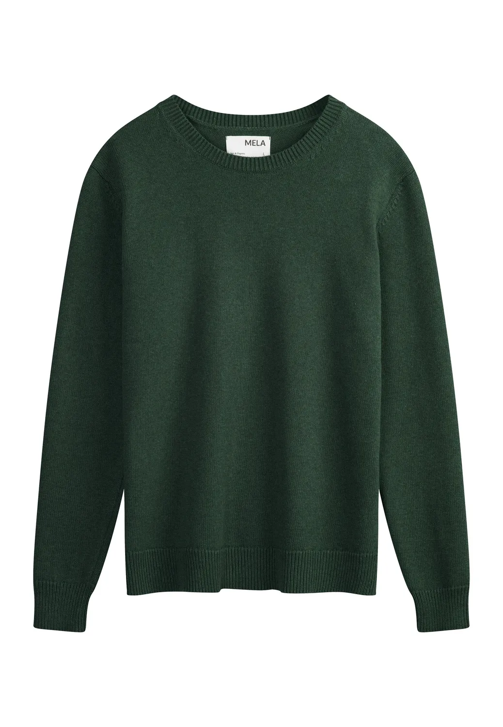 MELA CHARUN Strickpullover schwarz Bio-Baumwolle