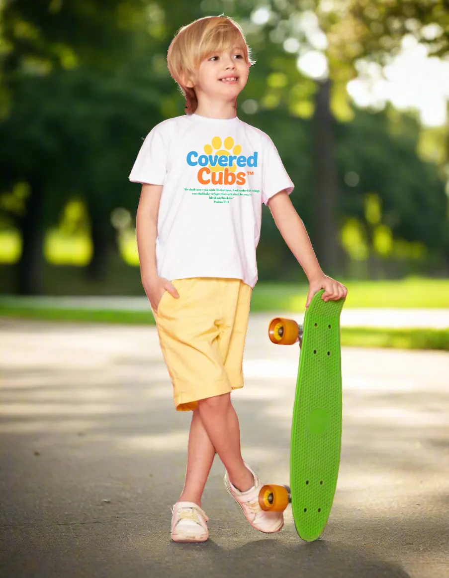 Covered Cubs Kinder T-Shirt mit Pfoten-Print