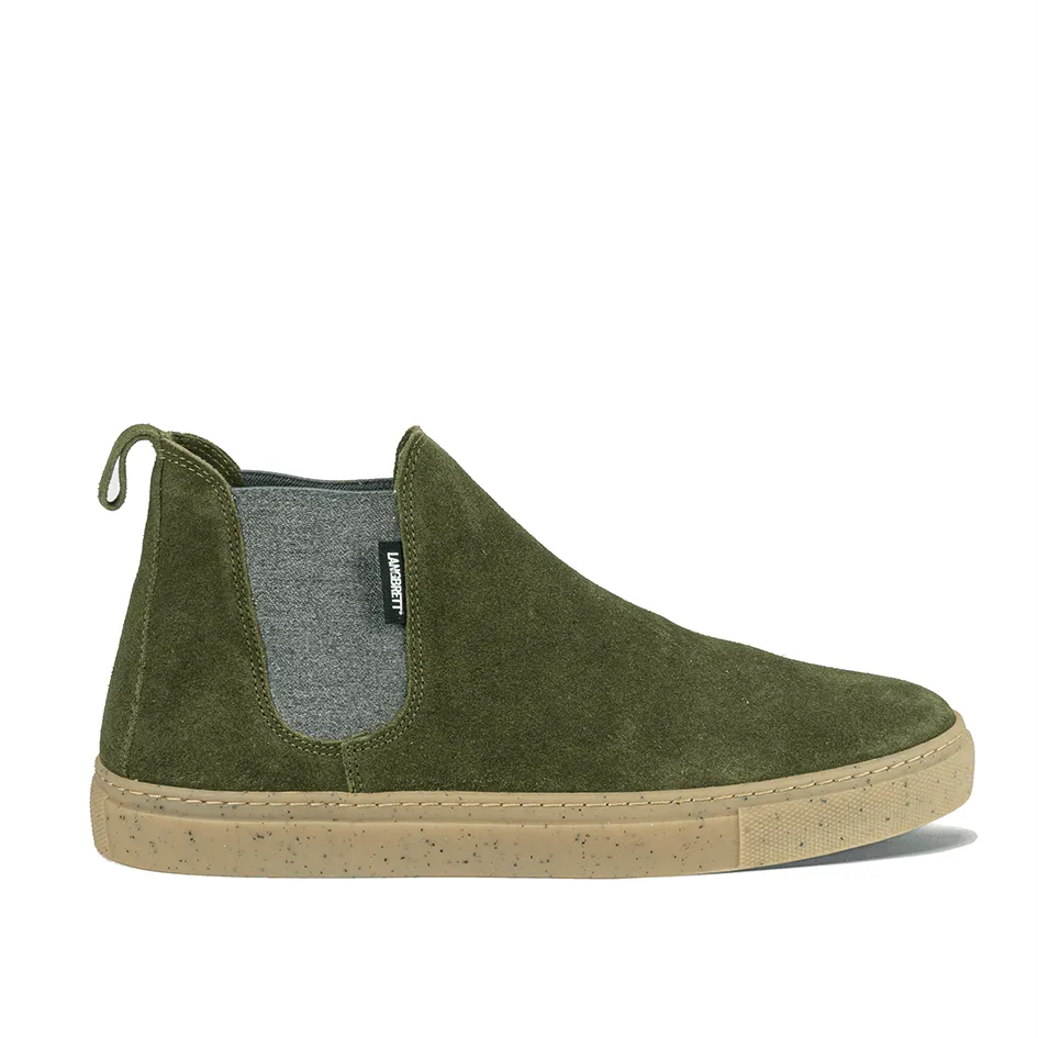 Langbrett PLD Boots Wildleder moosgrün