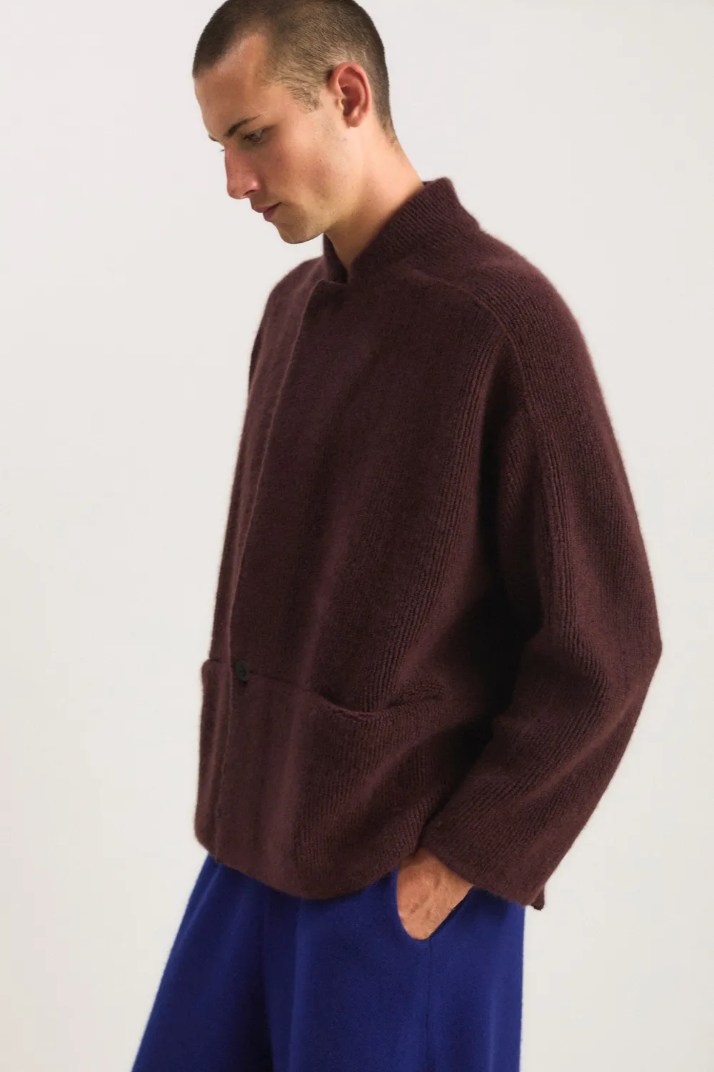 Oyuna Arun Jacke Carob Kaschmir Strickjacke