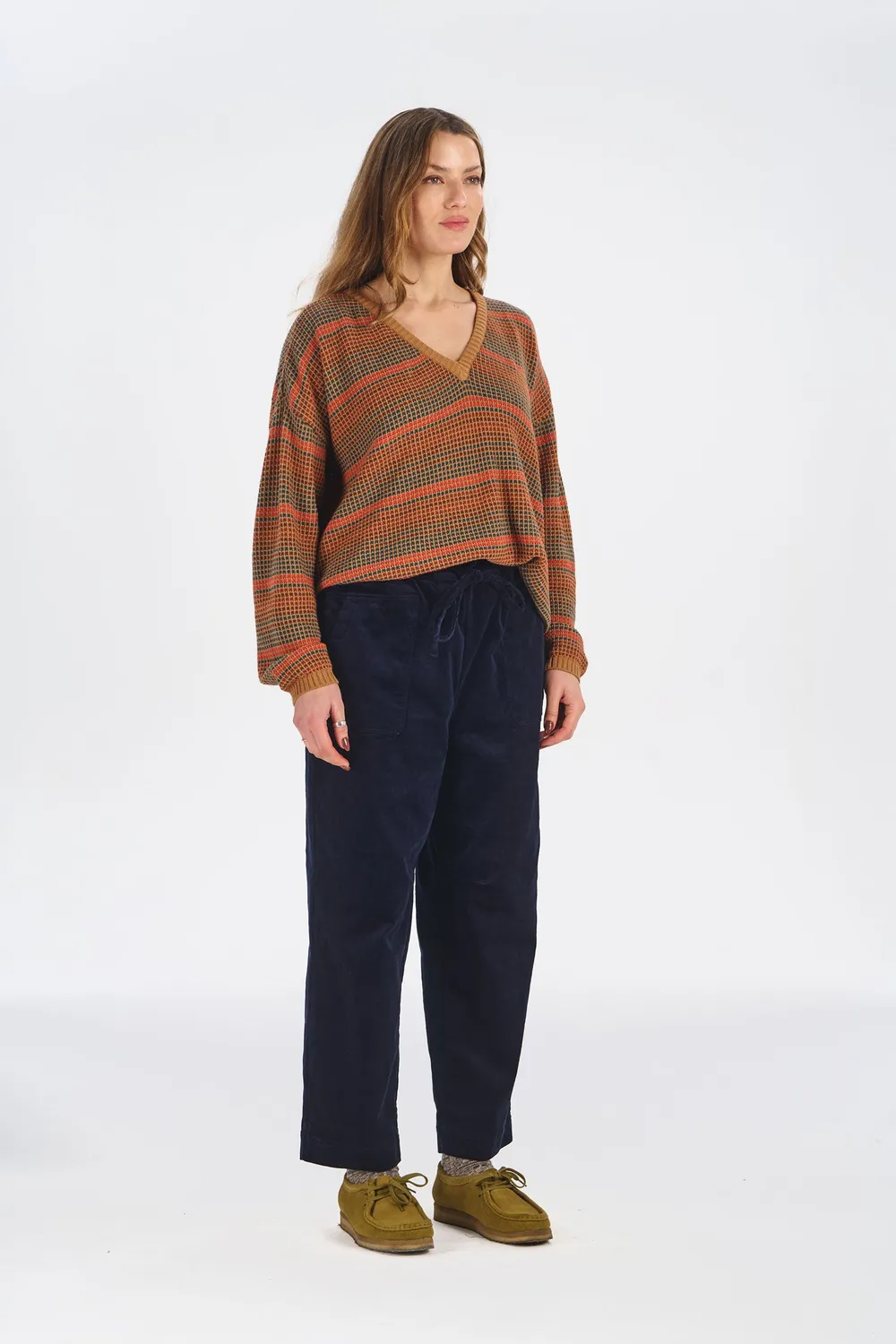 KOMODO DREAM Cordhose Navy aus Bio-Baumwolle
