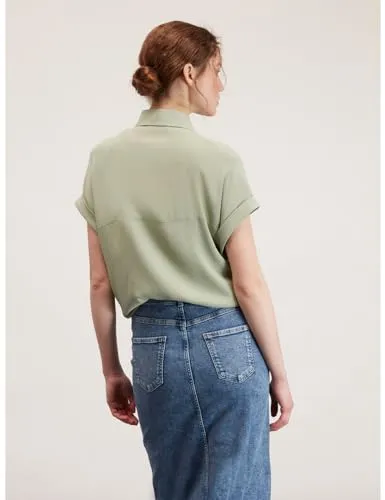 Motivi Hemdbluse mit Kimonoärmeln Viskose